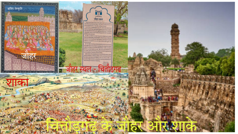 चित्तौड़गढ़ के जौहर और शाके