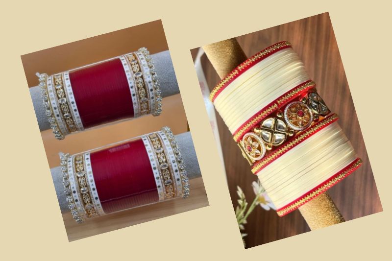 रेड-आइवरी क्लासिक चूड़ा